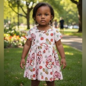 Strawberry Shortcake Baby Dress – Size 12M